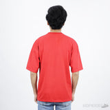 Balenciaga Paris Print Logo Red T-Shirt - Photo 3