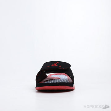 Air Jordan Hydro 5 Retro Black Red Slides