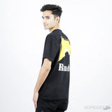 Rhude Sundry Mustard Logo Print T-Shirt - Photo 3