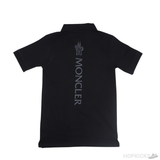 Moncler Logo-Patch Cotton Polo T-Shirt - Photo 3