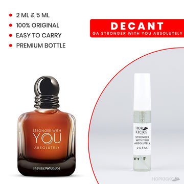 GIORGIO ARMANI Stronger With You Absolutely | Original Decant