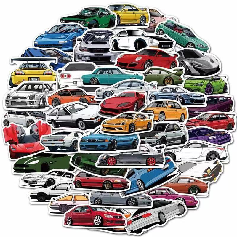 Cars Stickers 95 Plus Pcs