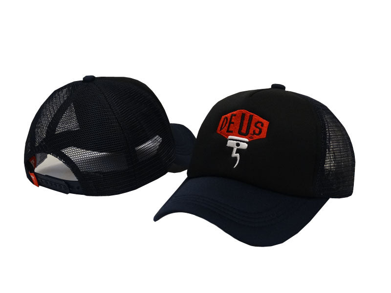 New Deus Black Red Net Cap