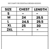 Essentials Brown Hoodie - Photo 5