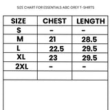 Essentials ABC Print Grey T-shirt - Photo 5