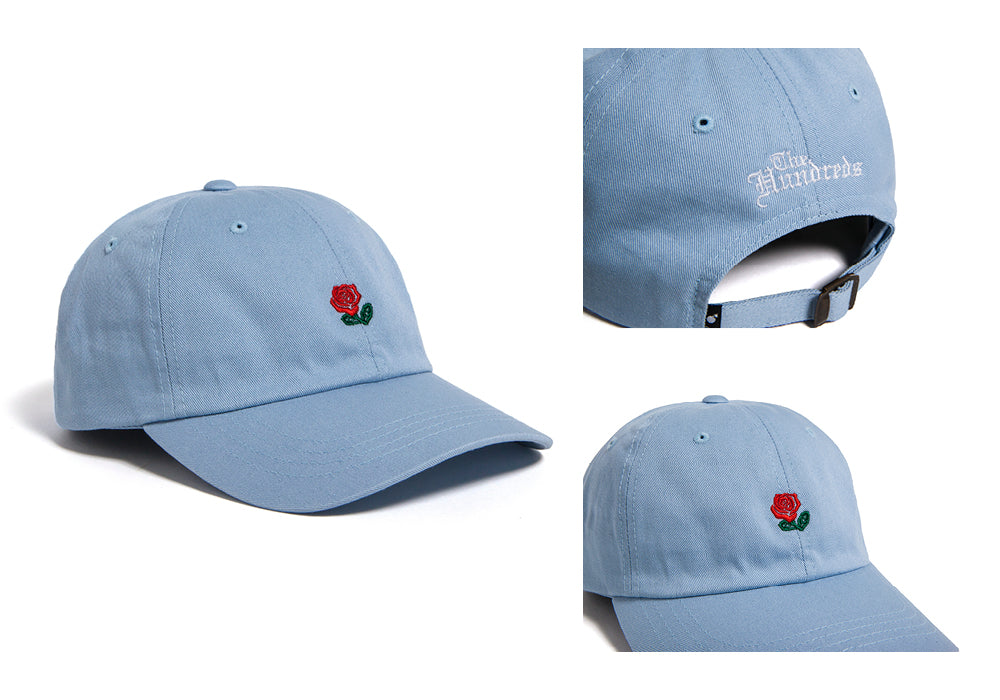 Red Flower Blue Cap