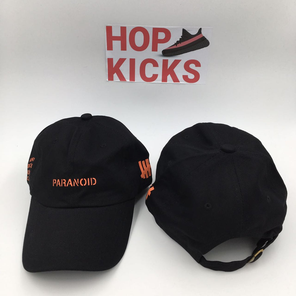 Anti social social club x Undefeated Paranoid Black Cap