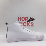 White Leather Tiger High Top - Photo 5