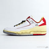 Off-White x Air Jordan 2 Retro Low SP White Red - Photo 1