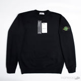 Stone Island Dyed Crewneck Black Sweatshirt - Photo 1