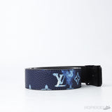 LV Monogram Blue Belt - Photo 3