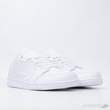 Air Jordan 1 Low Triple White Tumbled Leather (Premium Plus Batch) - Photo 7