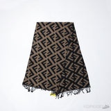 FF Brown Cashmere Scarf - Photo 1