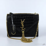 YSL Black Uptown Chair Wallet [Economy Batch] - Photo 1