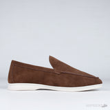 Loro Piana Summer Walk Loafers Suede Brown (1:1) - Photo 3