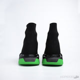 Bale*ciaga Speed 2.0 Clear Sole Black Neon Green Black - Photo 8