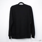 Burberry Gold Logo Print Black Sweatshirt - Photo 2