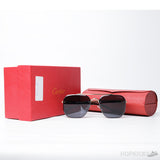 Cartier Men's Double-bar Gold Frame Sunglasses - Photo 3