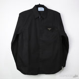 Pr*da Black Re-naylon Dress Shirt - Photo 1