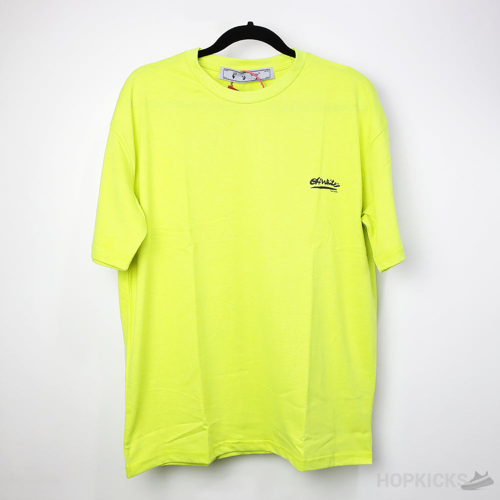 Off-White Light Green T-Shirt