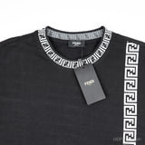 Fendi black t-shirt FF logo - Photo 3
