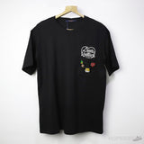 L*V Made Front Pocket Badges Black T-Shirt - Photo 1