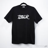 Dior X Peter Doig Oversized Logo Black T-shirt - Photo 1