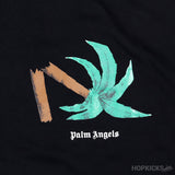 PALM ANGELS Broken Tree Black T-Shirt - Photo 3