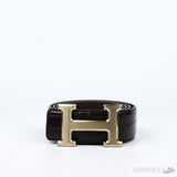 Hermes Silver H 9 Belt - Photo 1