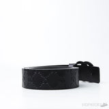 GG Marmont Embossed Black Belt - Photo 3