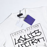 Louis Vuitton Signature Print White T-Shirt - Photo 5