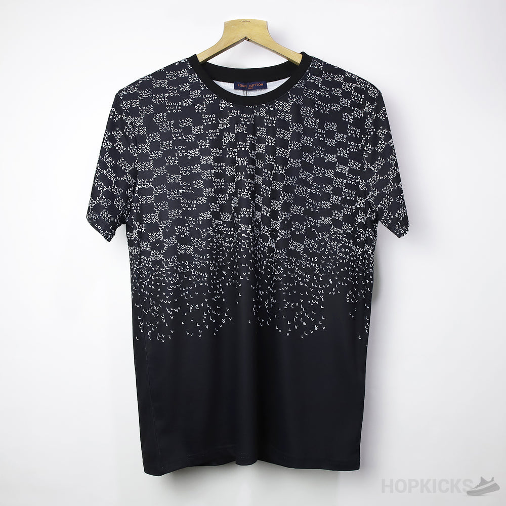 L*V Monogram Gradient Grey Black T-Shirt