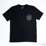 Amiri Rib Knit Crewneck Logo Graphic Printed T-Shirt - Photo 1