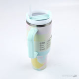 Quencher Tumbler Clean Slate Warm Serene Brushstrokes Watercolors 40 OZ - Photo 3