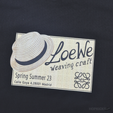 Loewe Weaving Craft Printed Black T-Shirt (Imported Premium Finish) - Photo 3