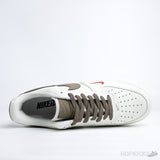 Air Force 1 Low Id White Brown Red (Premium Batch) - Photo 4