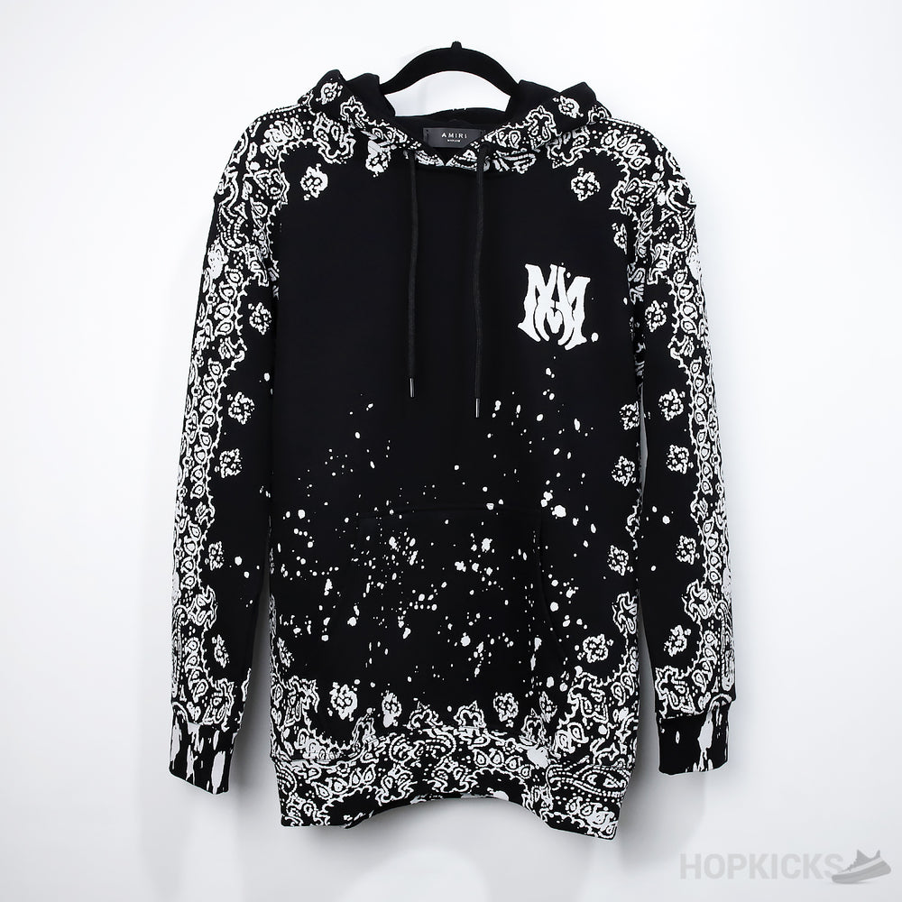 Amiri Bandana Pattern Hoodie