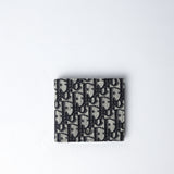 Dior Business Card Holder Black Oblique Jacquard - Photo 1
