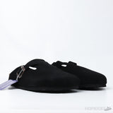 Birkenstock Boston Black Footbed (Dot Perfect) - Photo 6