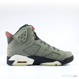 Nike Air Jordan 6 Travis Scott Olive Suede (Dot Perfect) - Photo 6