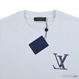 LV Flipped Monogram Embroidered Logo New T-Shirt (Imported Premium Finish) - Photo 3