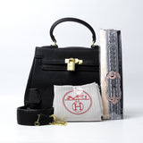 Hermès Kelly Sellier 20 Black Epsom Gold Hardware (Dot Perfect) - Photo 4