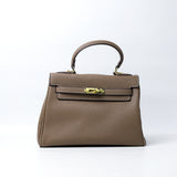 Hermès Kelly Sellier 20 Grey Epsom Gold Hardware (Dot Perfect) - Photo 1