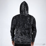 Amiri Cracked Logo-Print Hoodie - Photo 2