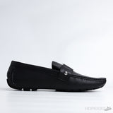 LV Black Monte Carlo Moccasin Driving Loafer - Photo 3