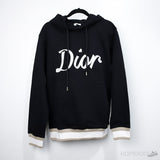 Dior Logo Black Hoodie - Photo 1