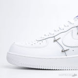 Air Force 1 07 LX Chrome Swooshes White - Photo 7