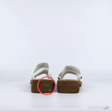 Chloe Chunky Heel White Strip (Premium Batch) (Slightly Stained) - Photo 3