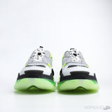 Bale*ciaga Triple S Clear Sole White Green - Photo 6