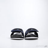 Air Jordan Hydro 13 Retro Midnight Navy Blue Black Slides - Photo 8